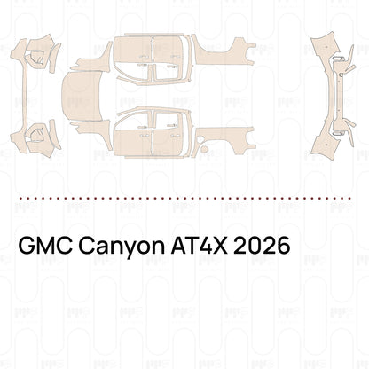 Pre-Cut PPF GMC Canyon AT4X 2026