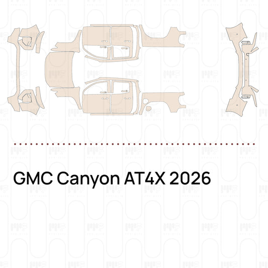Pre-Cut PPF GMC Canyon AT4X 2026