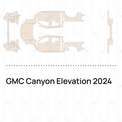 Pre-Cut PPF GMC Canyon Elevation 2024