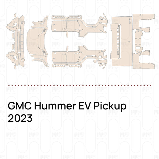 Pre-Cut PPF GMC Hummer EV Pickup 2023