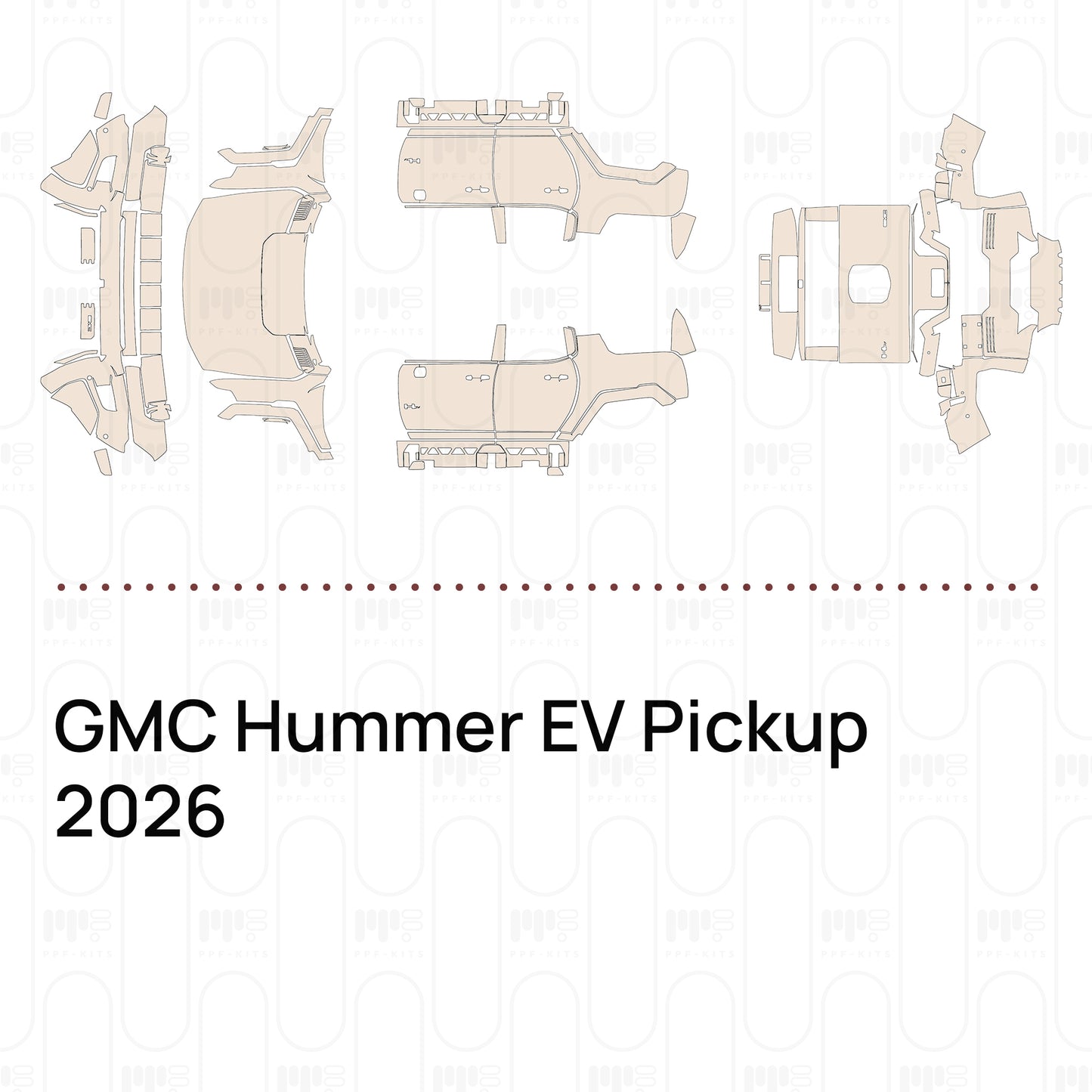 Pre-Cut PPF GMC Hummer EV Pickup 2026