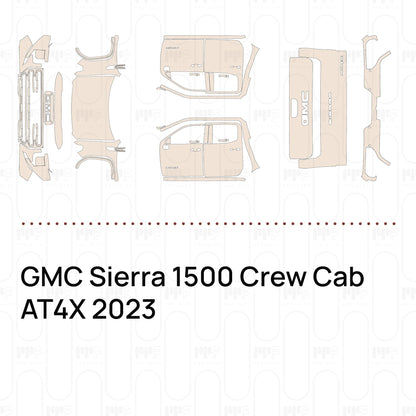 Pre-Cut PPF GMC Sierra 1500 Crew Cab AT4X 2023