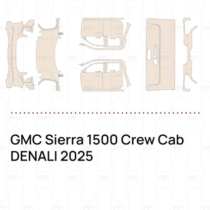 Pre-Cut PPF GMC Sierra 1500 Crew Cab DENALI 2025