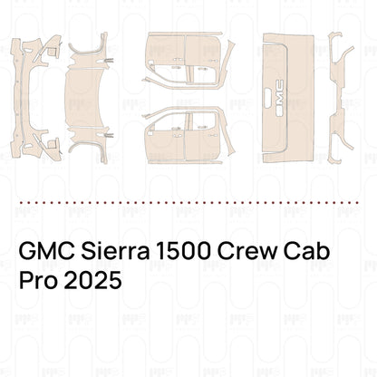 Pre-Cut PPF GMC Sierra 1500 Crew Cab Pro 2025