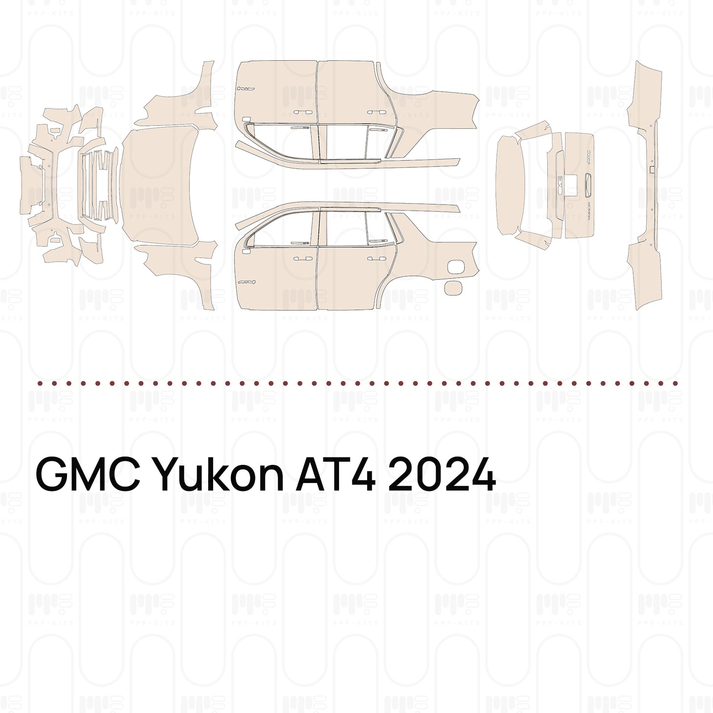 Pre-Cut PPF GMC Yukon AT4 2024