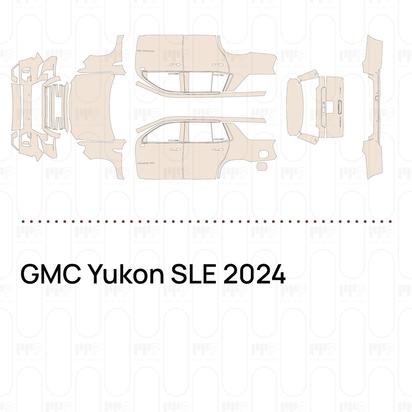 Pre-Cut PPF GMC Yukon SLE 2024