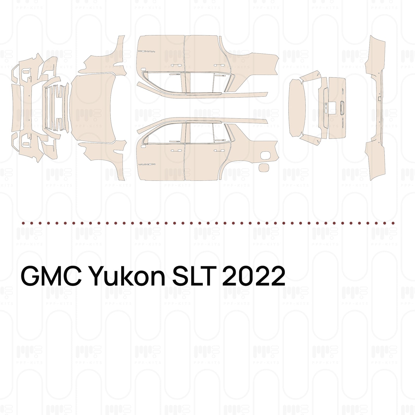 Pre-Cut PPF GMC Yukon SLT 2022