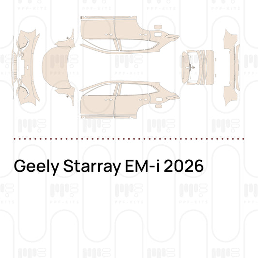 Geely Starray EM-i 2026 – Pellicola protettiva PPF pretagliata