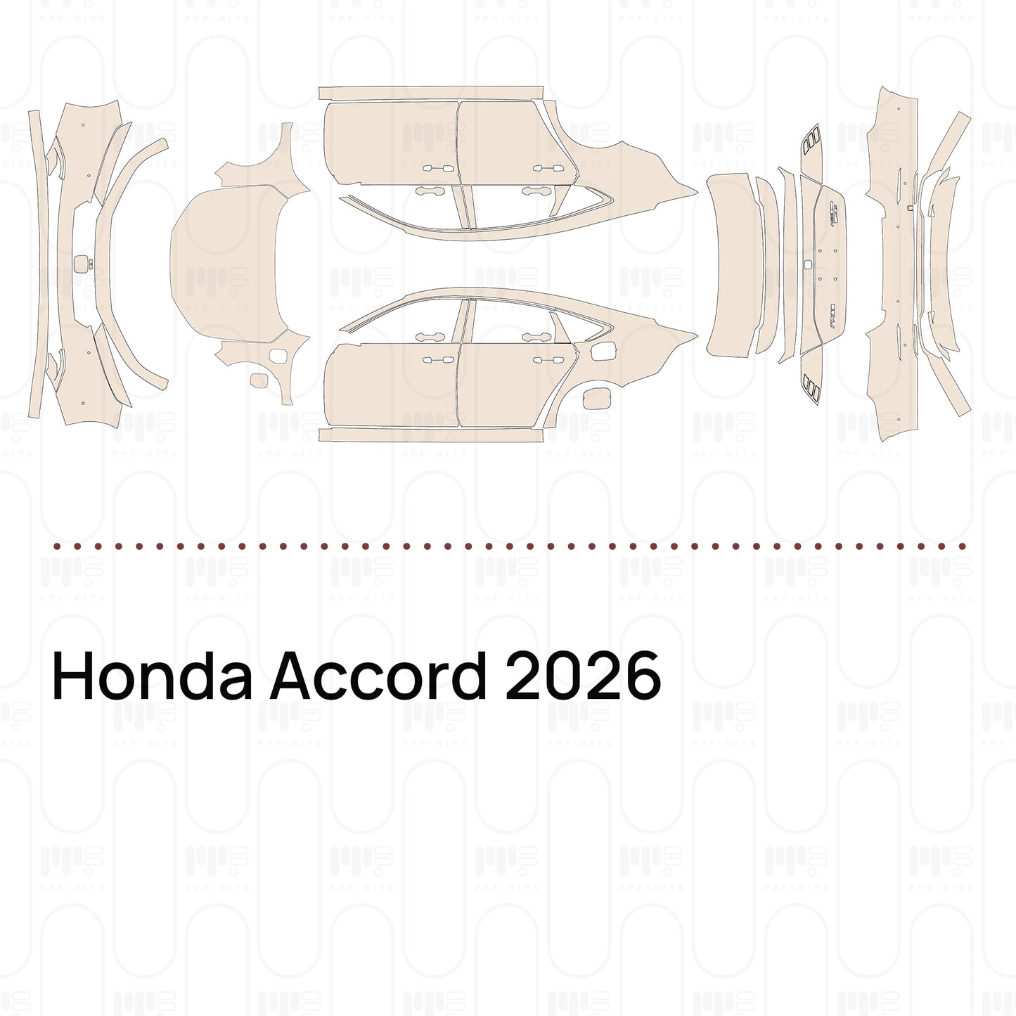 Pre-Cut PPF Honda Accord 2026