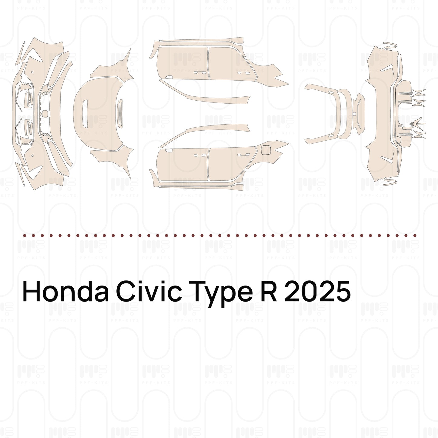 Pre-Cut PPF Honda Civic Type R 2025
