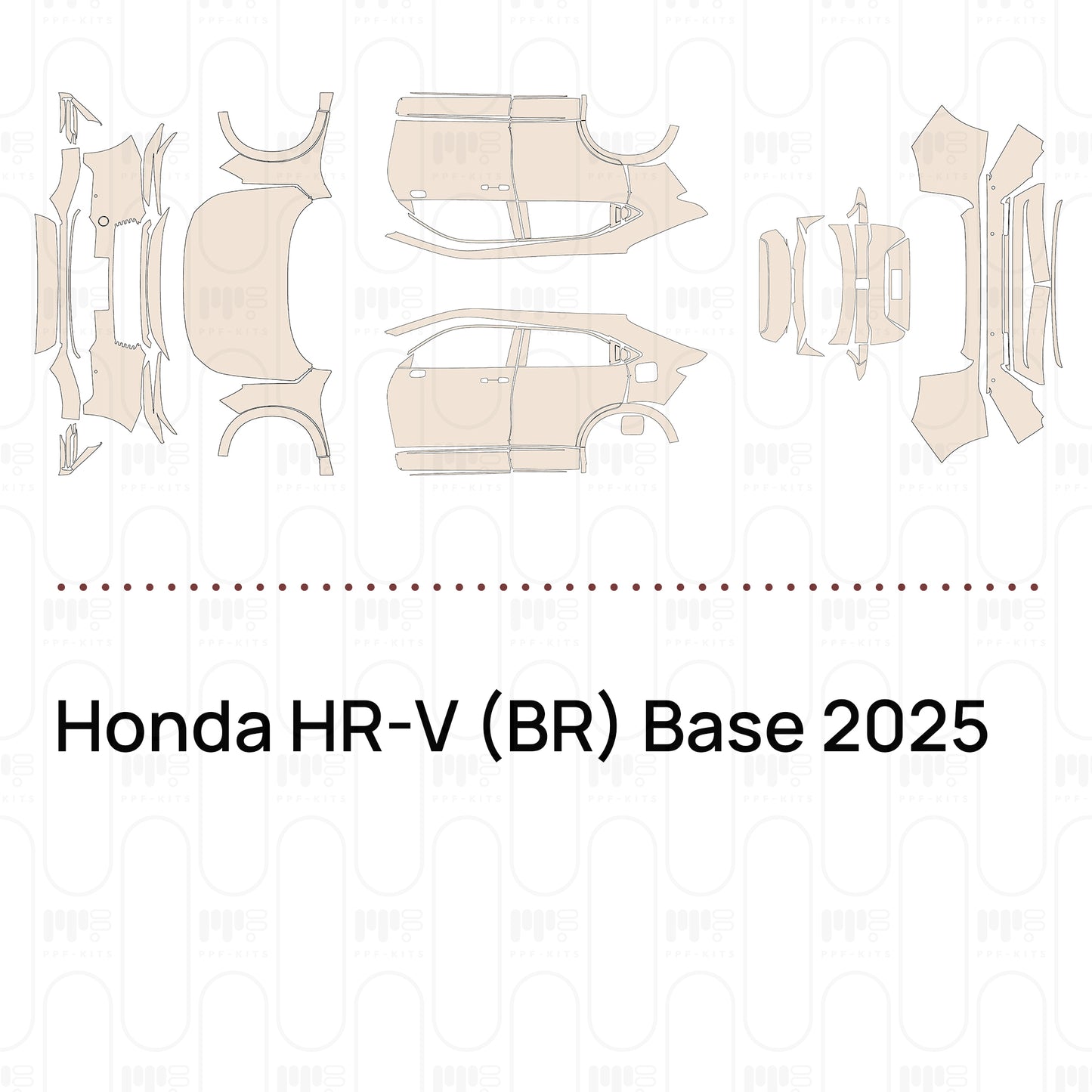 Pre-Cut PPF Honda HR-V (BR) Base 2025