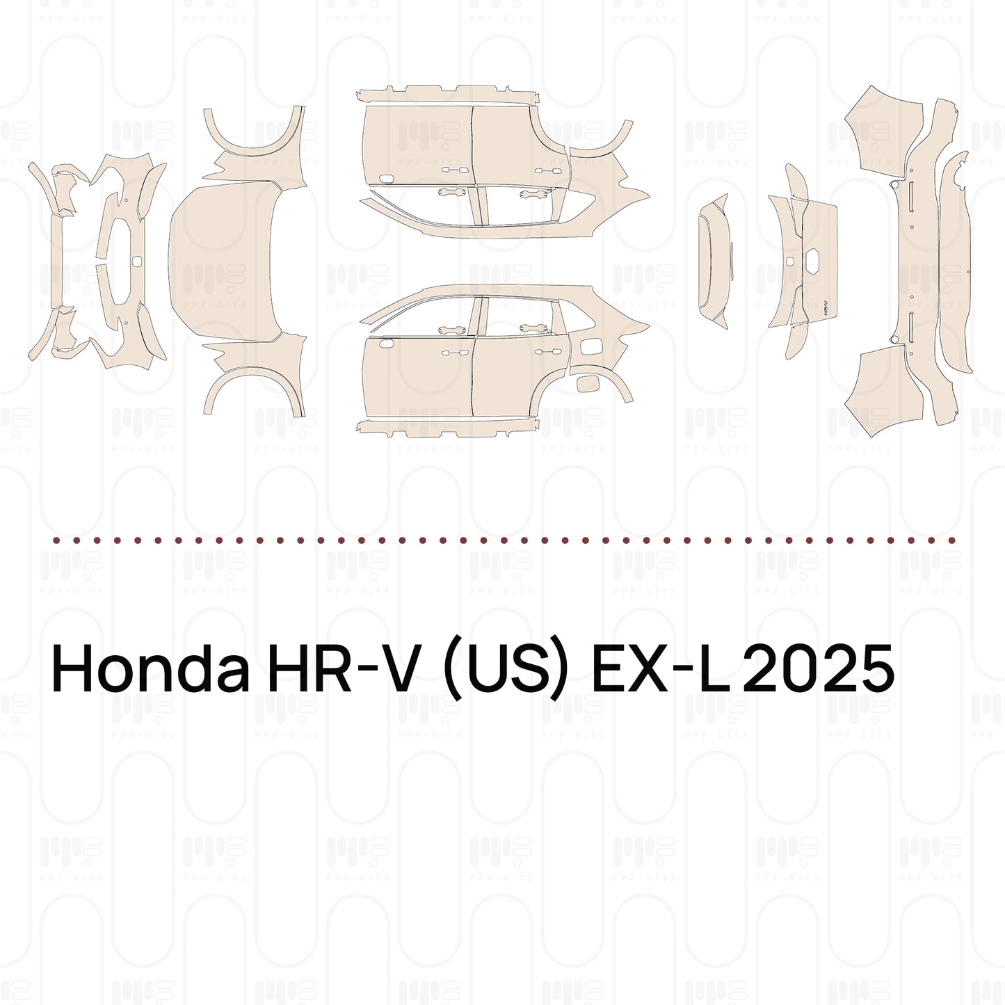 Pre-Cut PPF Honda HR-V (US) EX-L 2025