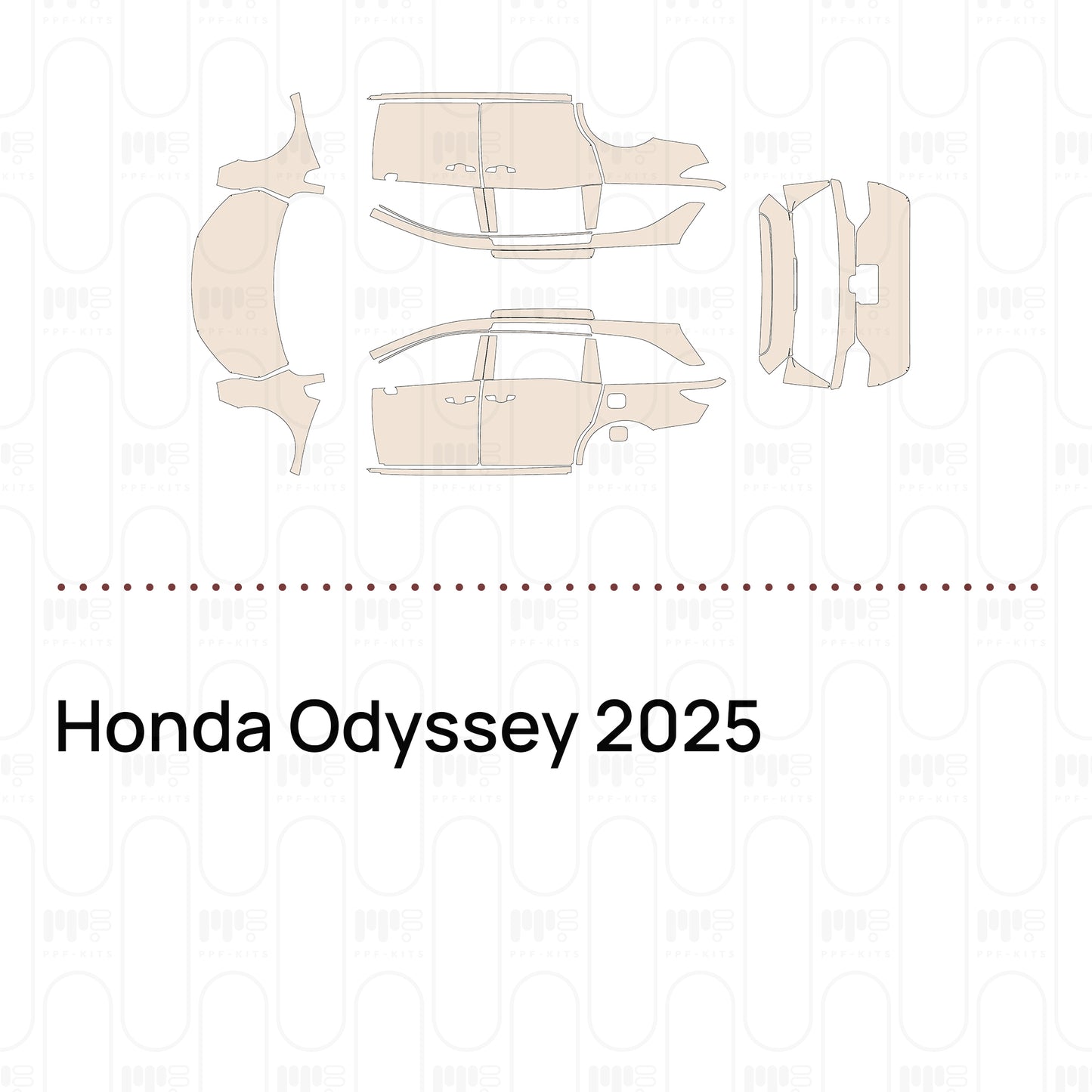 Pre-Cut PPF Honda Odyssey 2025