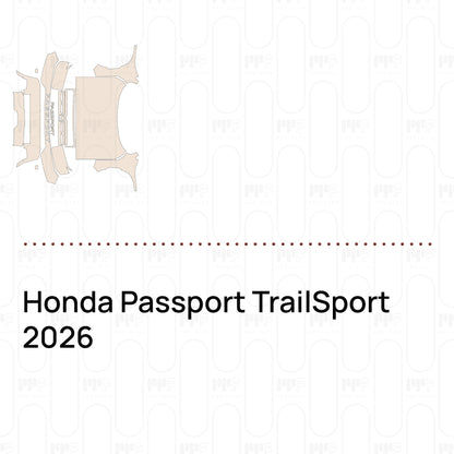 Pre-Cut PPF Honda Passport TrailSport 2026