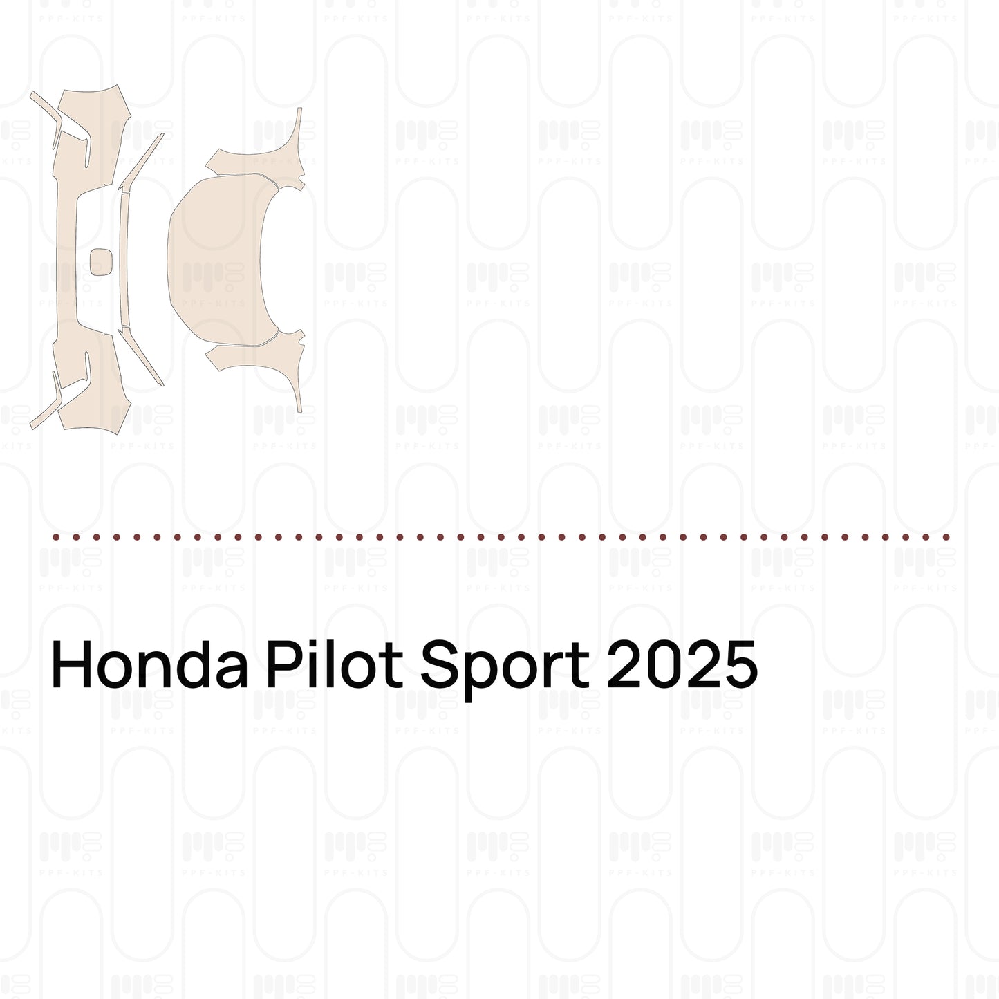 Pre-Cut PPF Honda Pilot Sport 2025