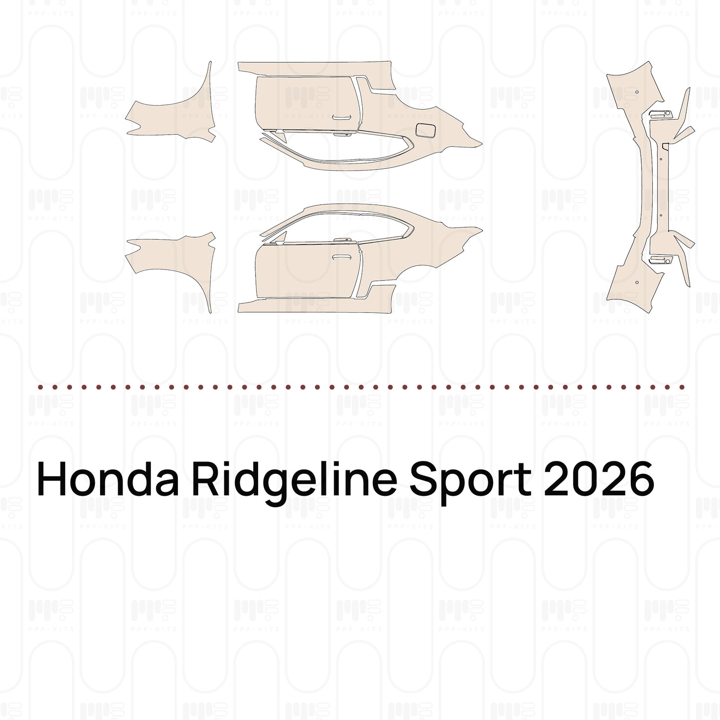 Pre-Cut PPF Honda Ridgeline Sport 2026