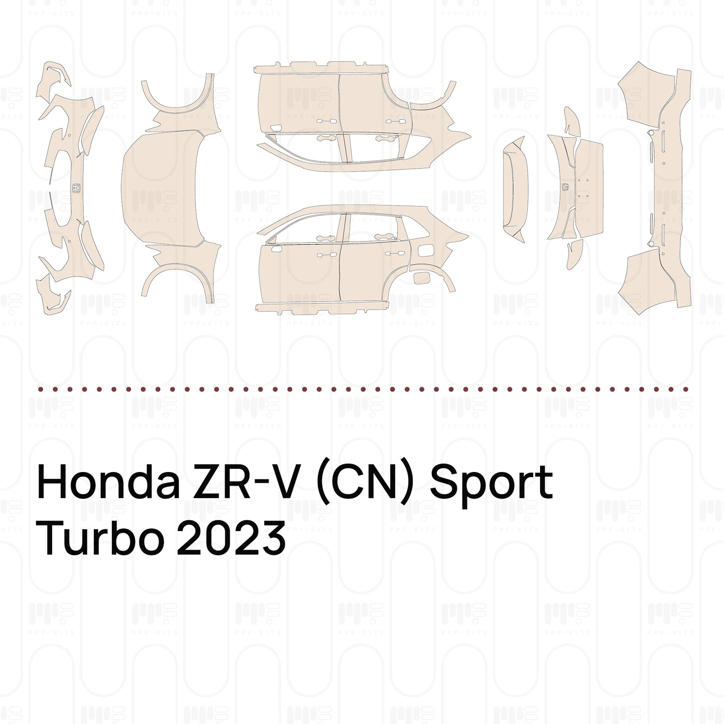 Pre-Cut PPF Honda ZR-V (CN) Sport Turbo 2023
