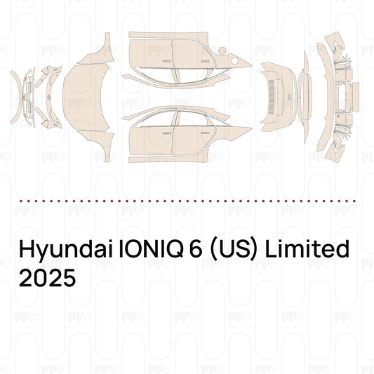 Pre-Cut PPF Hyundai IONIQ 6 (US) Limited 2025