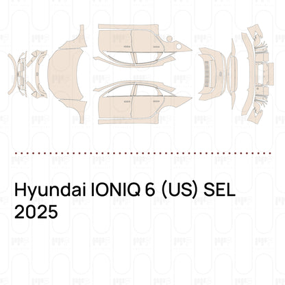Pre-Cut PPF Hyundai IONIQ 6 (US) SEL 2025