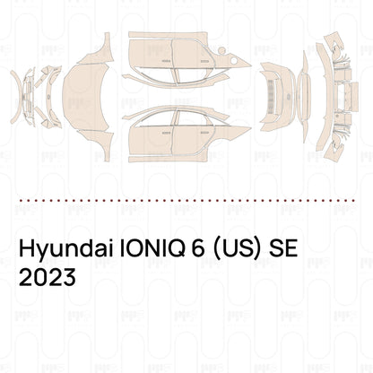 Pre-Cut PPF Hyundai IONIQ 6 (US) SE 2023