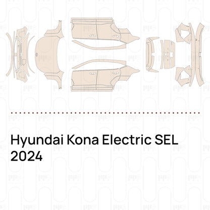 Pre-Cut PPF Hyundai Kona Electric SEL 2024