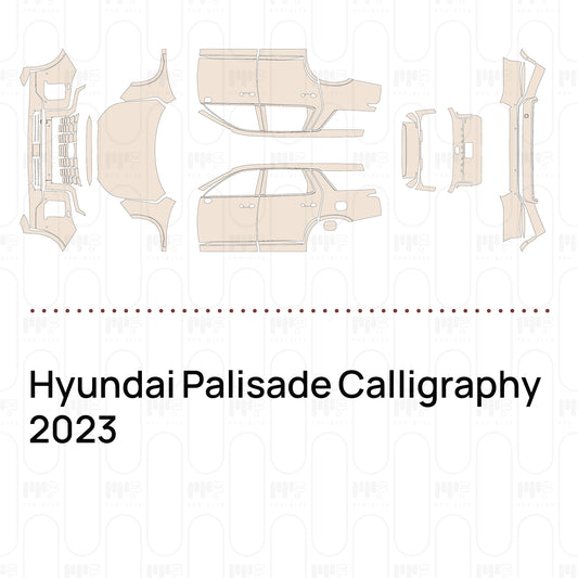 Pre-Cut PPF Hyundai Palisade Calligraphy 2023
