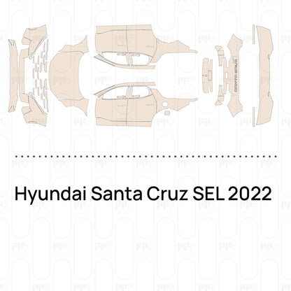 Pre-Cut PPF Hyundai Santa Cruz SEL 2022