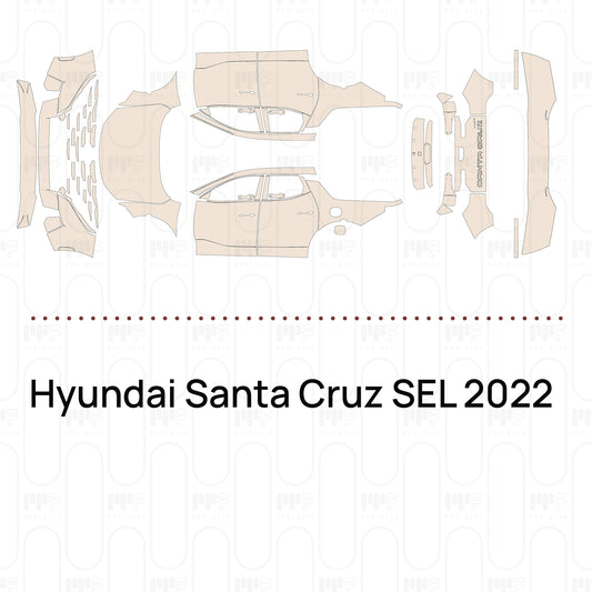 Pre-Cut PPF Hyundai Santa Cruz SEL 2022