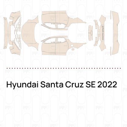 Pre-Cut PPF Hyundai Santa Cruz SE 2022