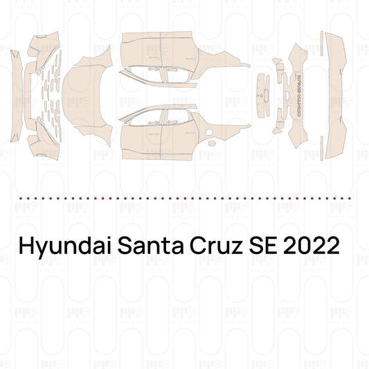 Pre-Cut PPF Hyundai Santa Cruz SE 2022