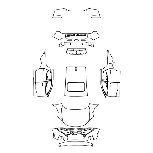 Pre-Cut PPF Hyundai Santa Cruz SE 2024 - PPF-Kits