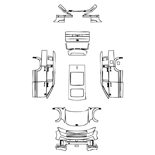 Pre-Cut PPF Hyundai Santa Fe (Au) 2024 - PPF-Kits