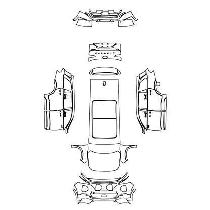 Pre-Cut PPF Hyundai Santa Fe (CN) 2019 - PPF-Kits