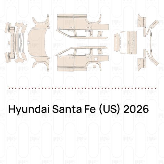 Pre-Cut PPF Hyundai Santa Fe (US) 2026