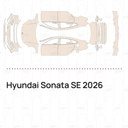 Pre-Cut PPF Hyundai Sonata SE 2026
