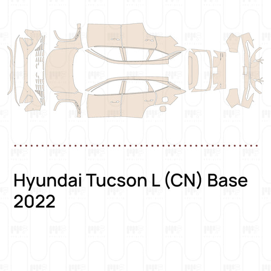Pre-Cut PPF Hyundai Tucson L (CN) Base 2022