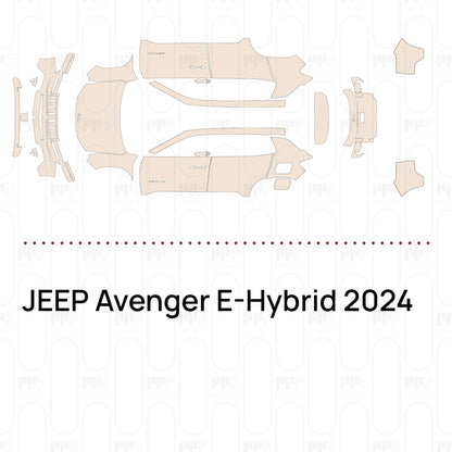 Pre-Cut PPF JEEP Avenger E-Hybrid 2024