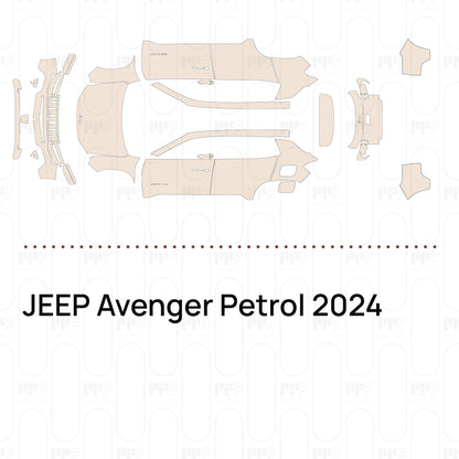 Pre-Cut PPF JEEP Avenger Petrol 2024