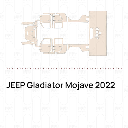 Pre-Cut PPF JEEP Gladiator Mojave 2022