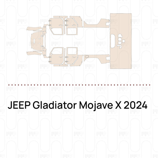 Pre-Cut PPF JEEP Gladiator Mojave X 2024