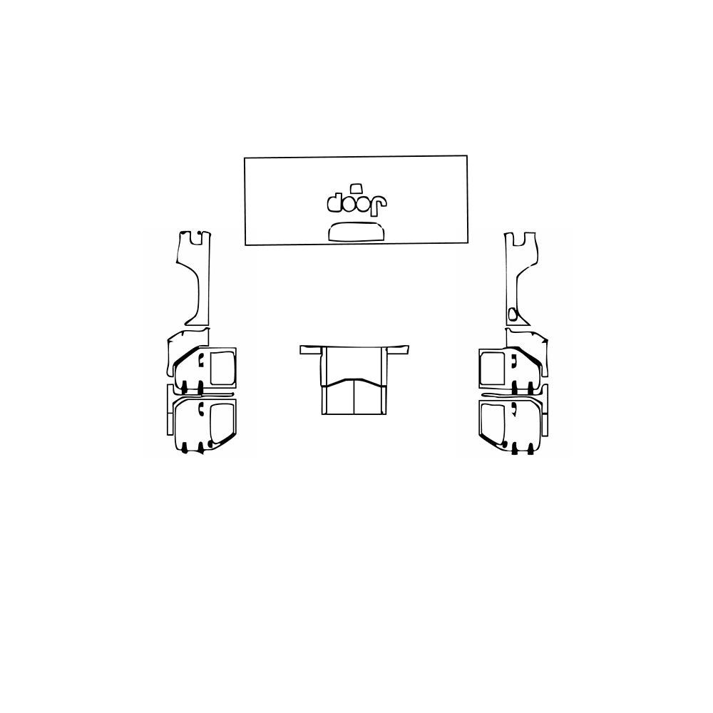 Pre-Cut PPF JEEP Gladiator Overland 2020 - PPF-Kits