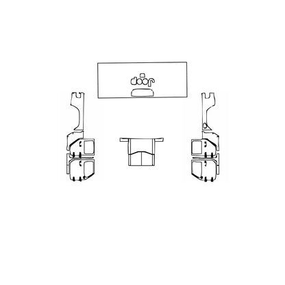 Pre-Cut PPF JEEP Gladiator Overland 2021 - PPF-Kits