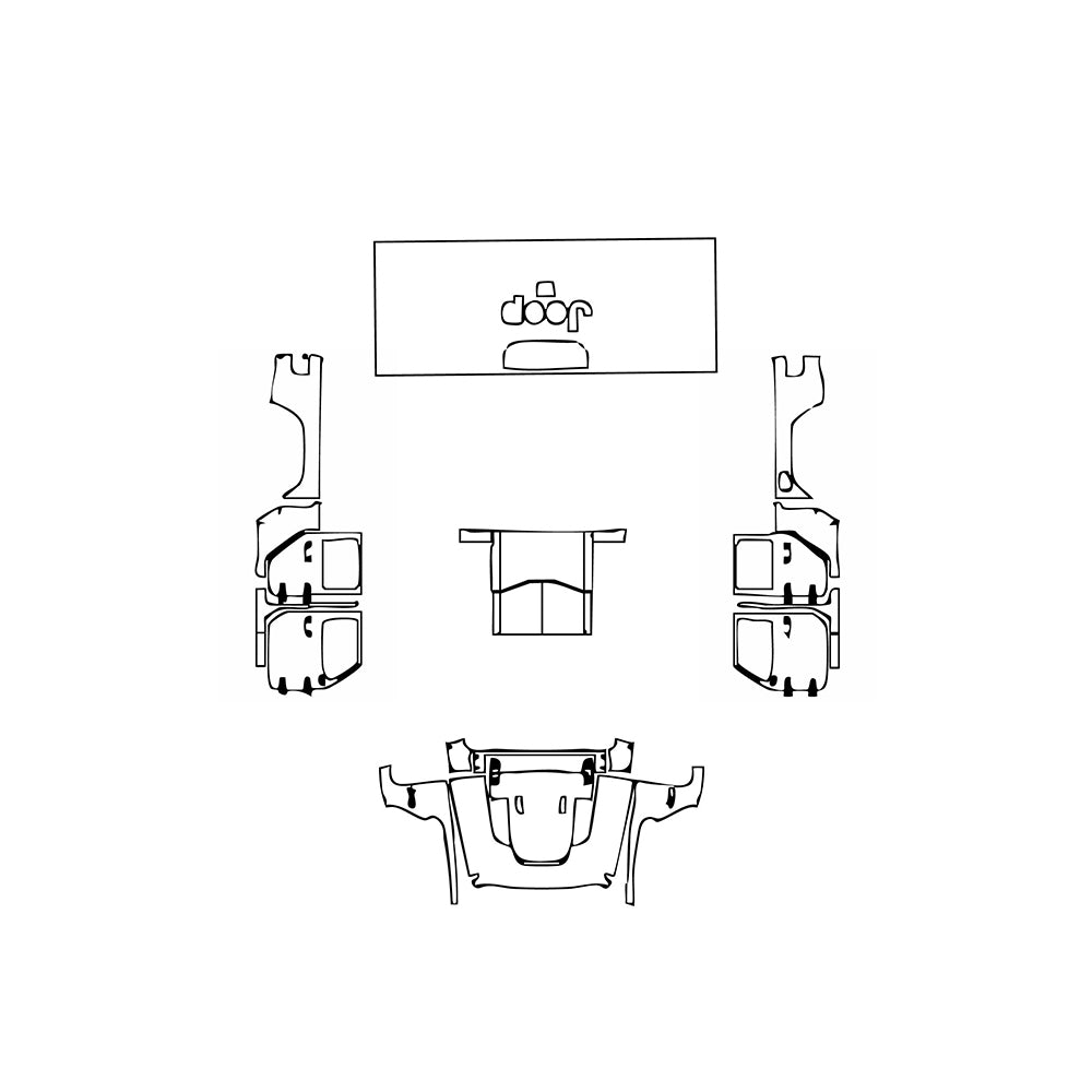 Pre-Cut PPF JEEP Gladiator Rubicon 2021 - PPF-Kits