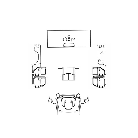 Pre-Cut PPF JEEP Gladiator Rubicon 2021 - PPF-Kits