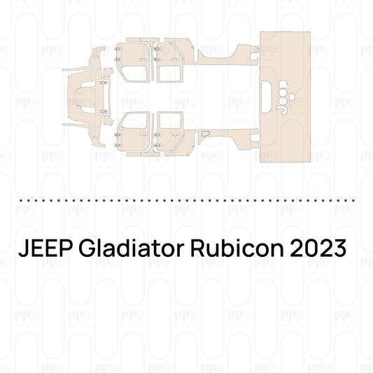 Pre-Cut PPF JEEP Gladiator Rubicon 2023