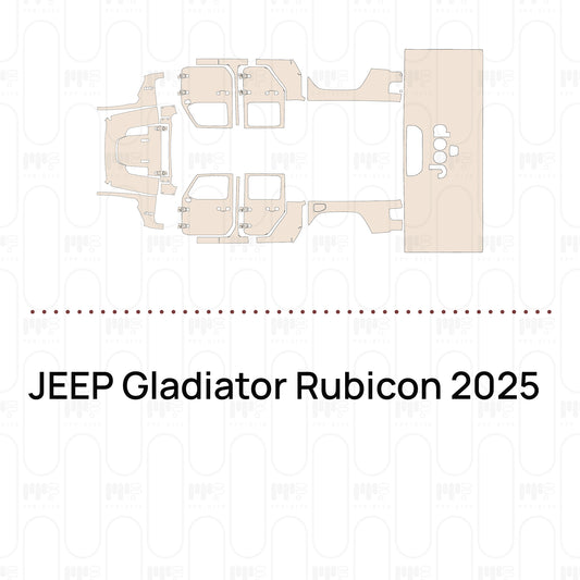 Pre-Cut PPF JEEP Gladiator Rubicon 2025