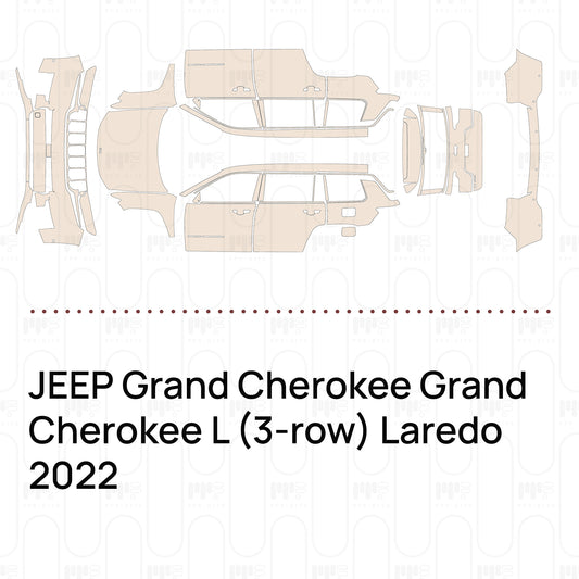 Pre-Cut PPF JEEP Grand Cherokee Grand Cherokee L (3-row) Laredo 2022