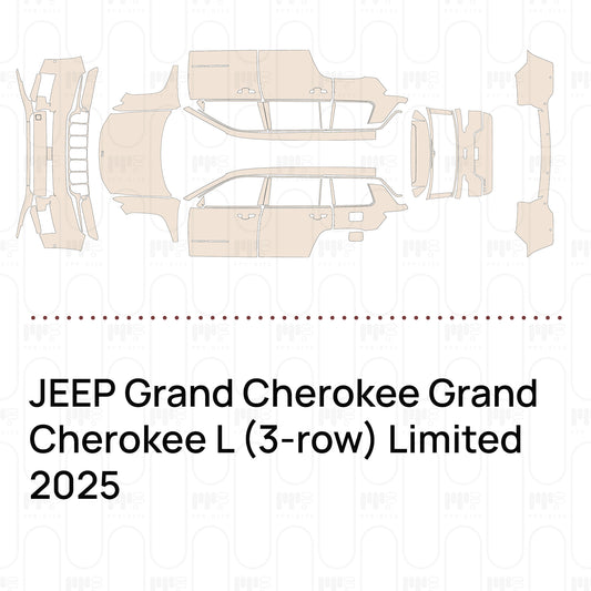 Pre-Cut PPF JEEP Grand Cherokee Grand Cherokee L (3-row) Limited 2025