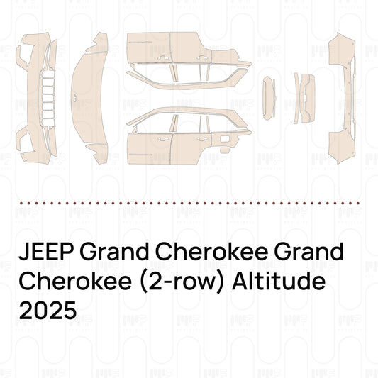 Pre-Cut PPF JEEP Grand Cherokee Grand Cherokee (2-row) Altitude 2025