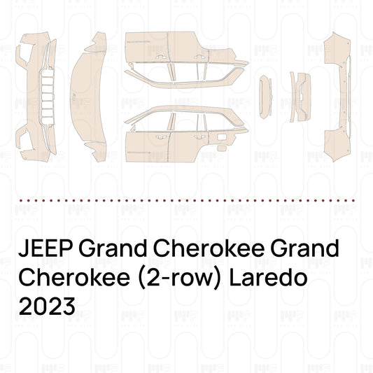 Pre-Cut PPF JEEP Grand Cherokee Grand Cherokee (2-row) Laredo 2023